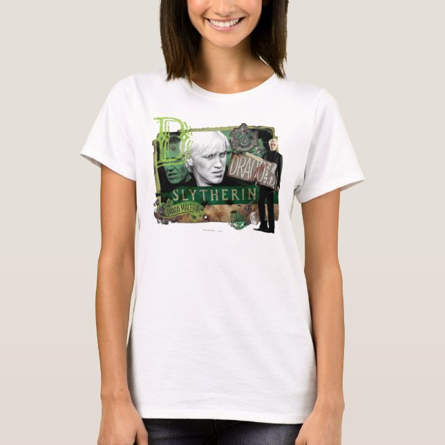 Draco Malfoy Collage 1 T-shirt (Framsida)