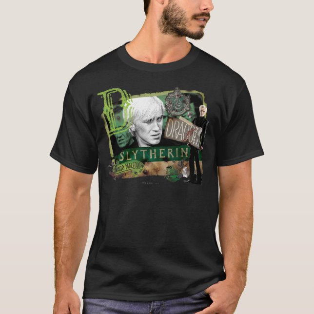 Draco Malfoy Collage 1 T-shirt (Framsida)