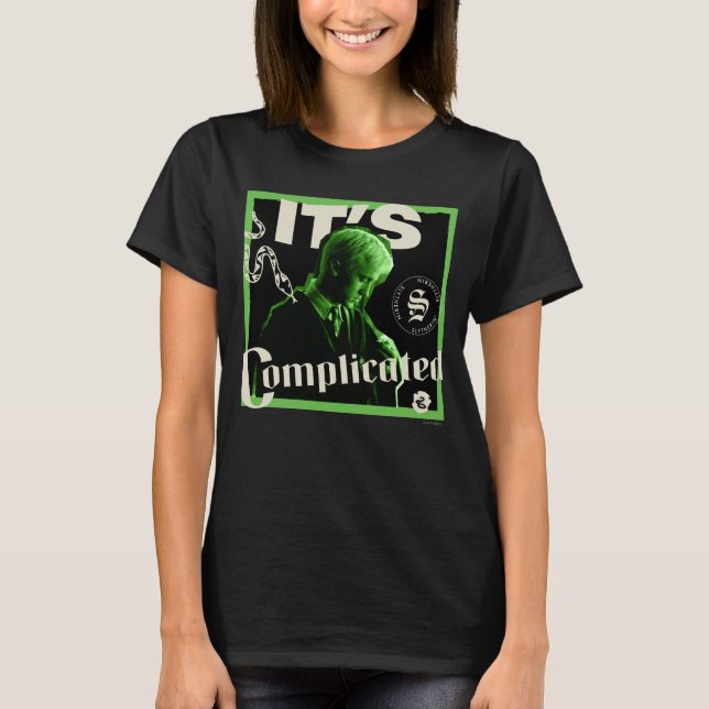 Draco Malfoy - "Det är komplicerat" T Shirt (Framsida)