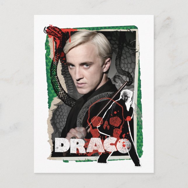 Draco Malfoy Iconic Vykort (Framsida)
