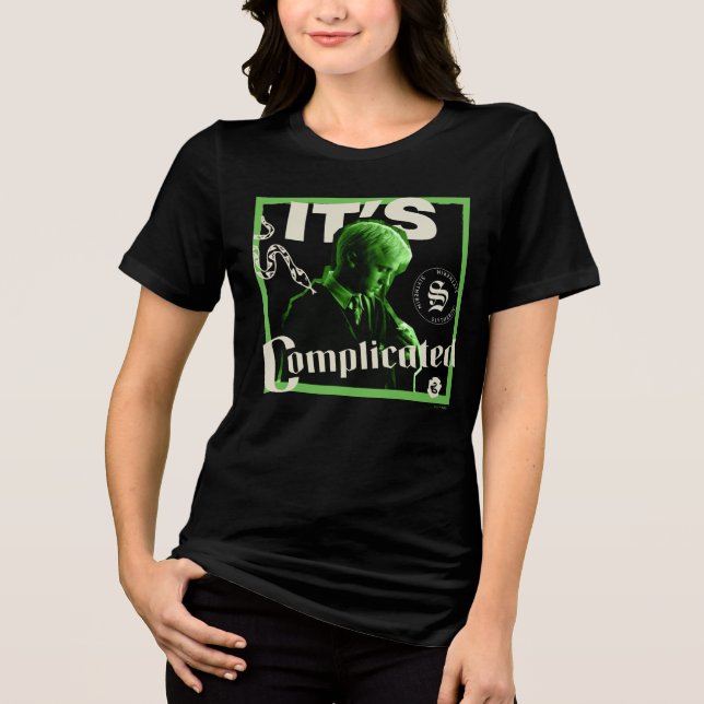 Draco Malfoy - "It's Complicated" T Shirt (Framsida)