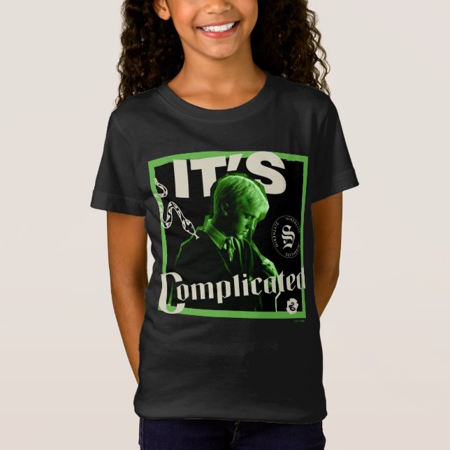 Draco Malfoy - "It's Complicated" T Shirt (Framsida)