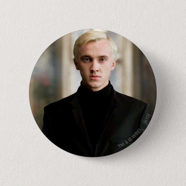 Draco Malfoy rakt på Knapp (Framsida)