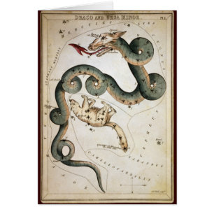 Draco och Ursa minderårig Hälsningskort