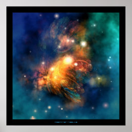 DRACONIAN NEBULA SKRIV UT POSTER