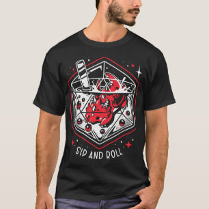 Draconic Bubble Tea - Dragon D 20 Dice T Shirt