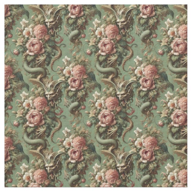 Dracs Finery - Gothic Dense Tile Tyg (Närbild)