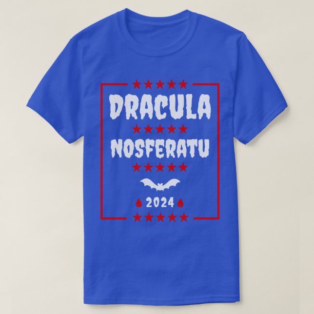 Dracula 2024 Vampyrer till president T Shirt (Design framsida)