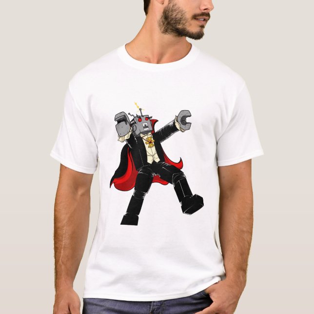 Dracula-Bot Tee Shirt (Framsida)