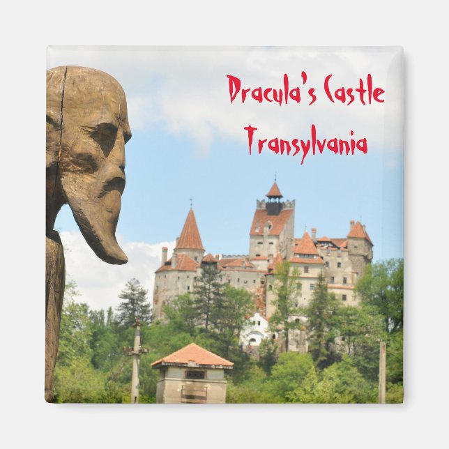 Dracula Castle i Bran, Brasov, Transylvania Magnet (Framsidan)
