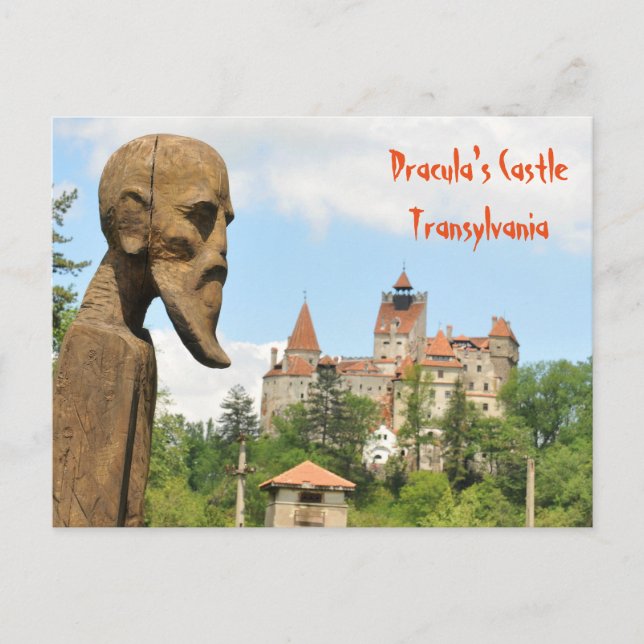 Dracula Castle i Bran, Brasov, Transylvania Vykort (Framsida)