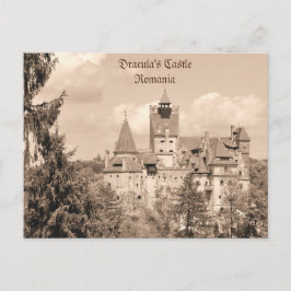 Dracula Castle i Transylvania, Rumänien Vykort