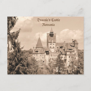 Dracula Castle i Transylvania, Rumänien Vykort
