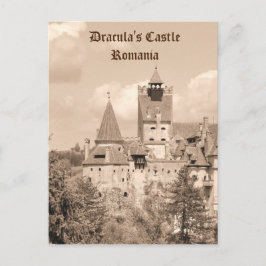 Dracula Castle i Transylvania, Rumänien Vykort