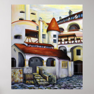 Dracula Castle - Insida Courtyard Poster