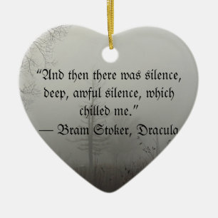 Dracula citationstecken julgransprydnad keramik