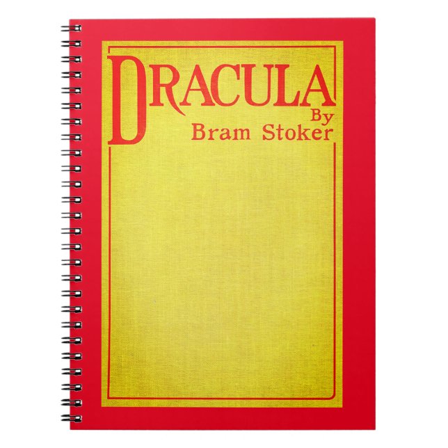 Dracula Cover of the first edition Anteckningsbok (Framsidan)