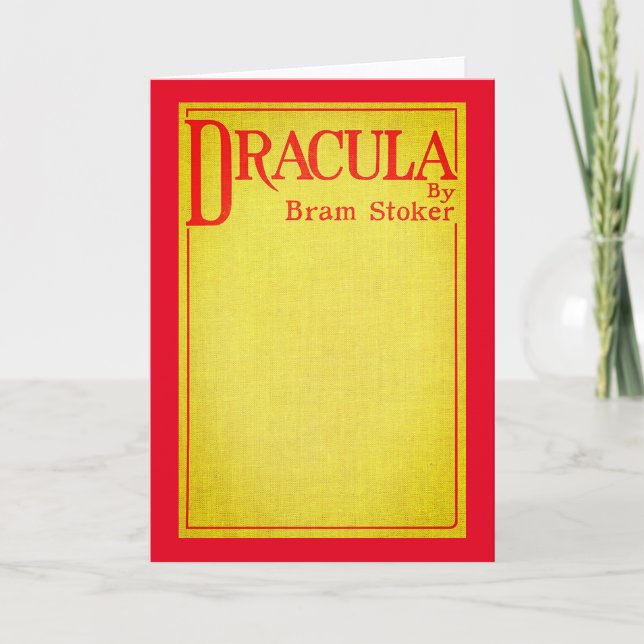 Dracula Cover of the first edition Kort (Framsida)