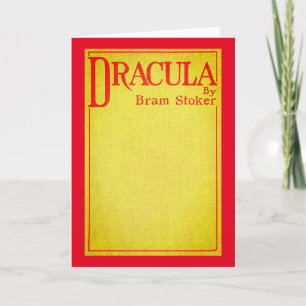 Dracula Cover of the first edition Kort