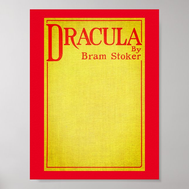Dracula Cover of the first edition Poster (Framsidan)