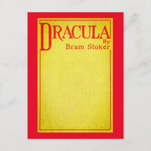 Dracula Cover of the first edition Vykort