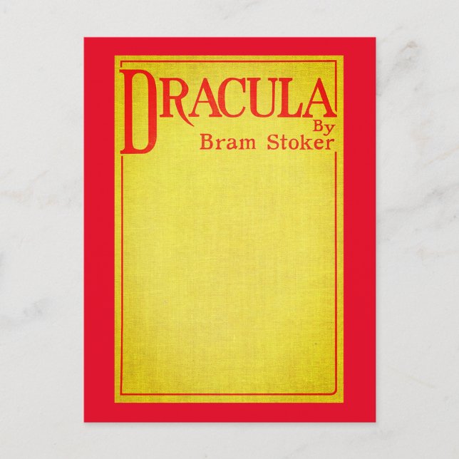 Dracula Cover of the first edition Vykort (Framsida)