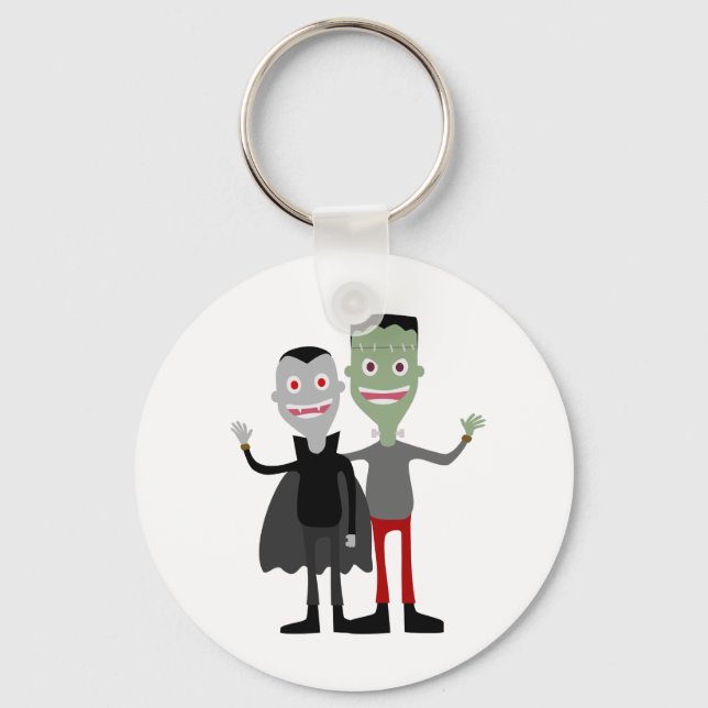 Dracula & Frankenstein Nyckelring (Framsida)