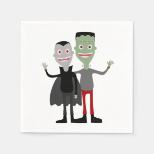 Dracula & Frankenstein Pappersservett