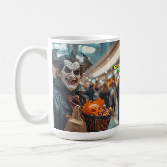 Dracula går och handlar kaffemugg (Vänster)