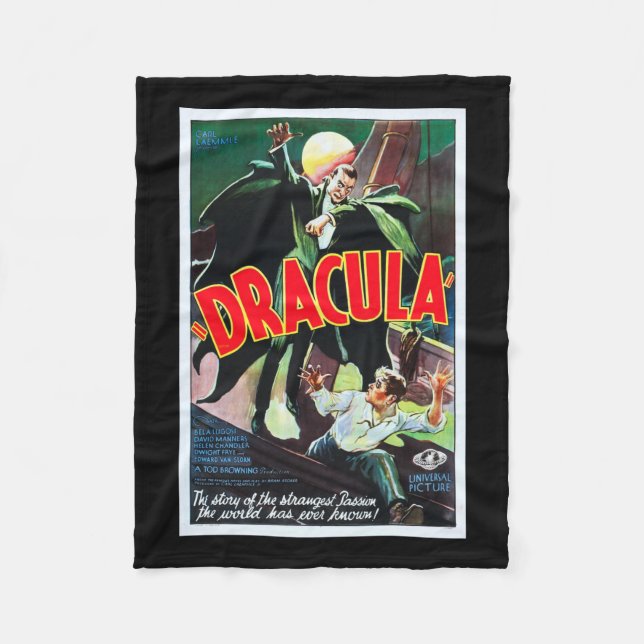 Dracula gigantisk filmfilt fleecefilt (Framsidan)