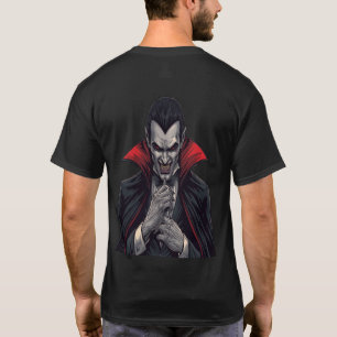 Dracula Gothic Horror Halloween T Shirt