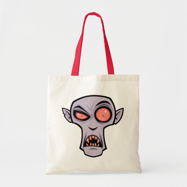 Dracula Halloween Bag Tygkasse (Framsidan)