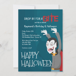 Dracula Halloweenfest Inbjudan