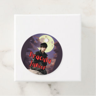 Dracula Junior Favor Tags Gåvor Etiketter