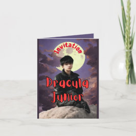 Dracula Junior - mappad inbjudan