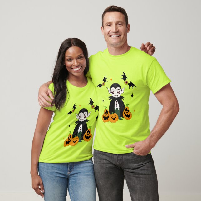 Dracula med pumpor t shirt (Unisex)
