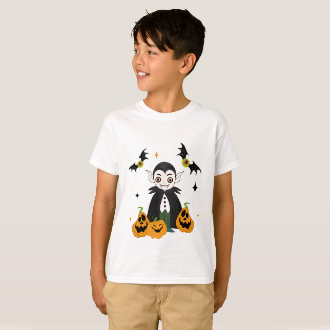 Dracula med pumpor t shirt (Hel framsida)