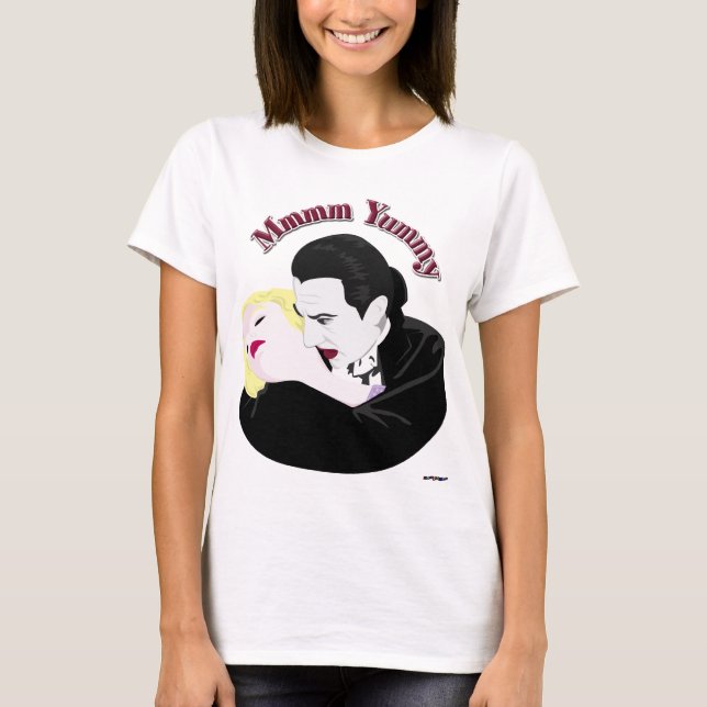 Dracula, Mmmm Yummy T-shirt (Framsida)
