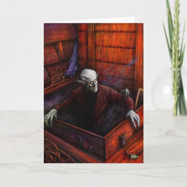 Dracula Nosferatu vampyr Kort (Framsida)