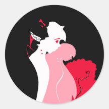 Dracula och hans offer Sticker