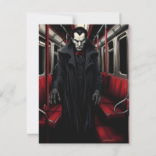 Dracula på Tunnelbanan Vykort