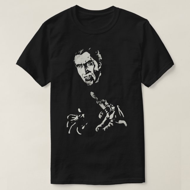 Dracula Prince of Mörkret T Shirt (Design framsida)