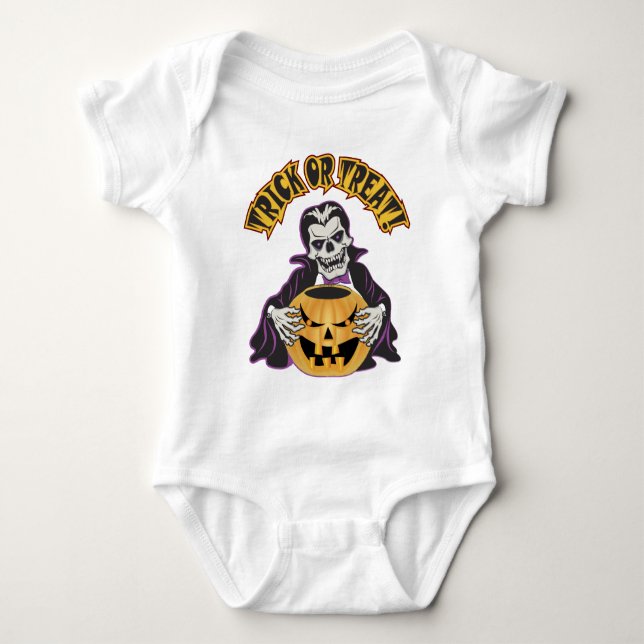 Dracula Skull Tee Shirt (Framsida)