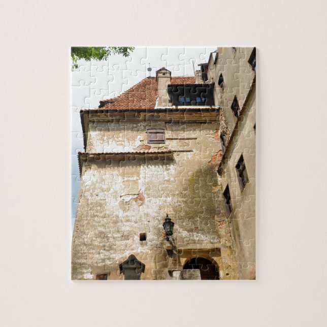 Dracula slott i kli, Brasov, Transylvania Pussel (Vertikal)