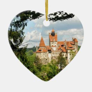 Dracula slott i Transylvania, rumänien Julgransprydnad Keramik