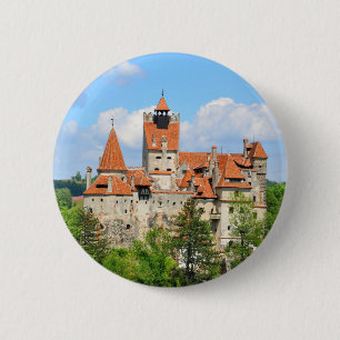Dracula slott i Transylvania, rumänien Knapp