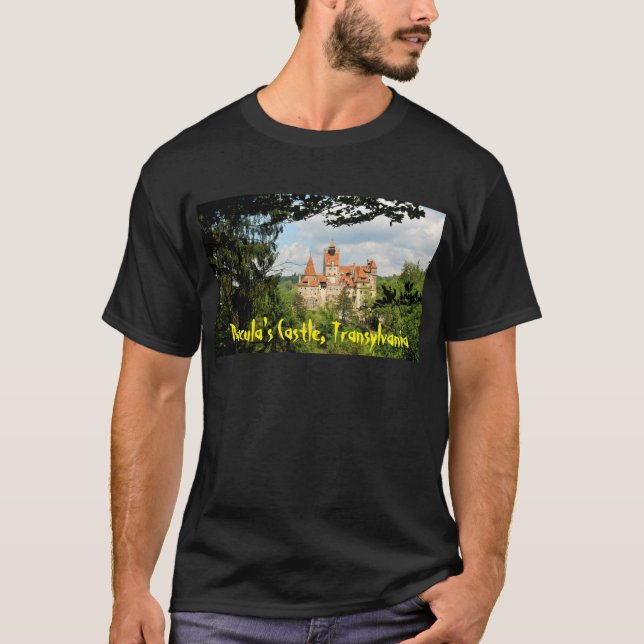 Dracula slott i Transylvania, rumänien T-shirt (Framsida)