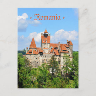 Dracula slott i Transylvania, rumänien Vykort