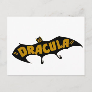Dracula Vampire Fladdermus Vykort