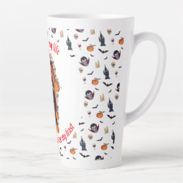 🧛 ‍ ♂️ Dracula Vampire Halloween Mugg 🎃 White